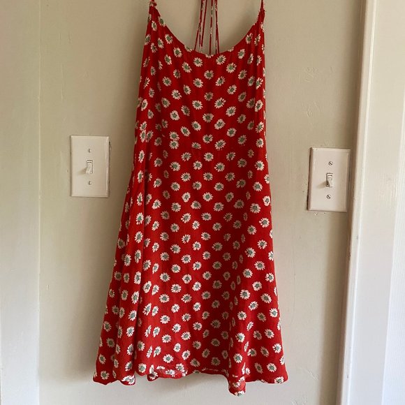 LF Millau Red Floral Sundress - Picture 1 of 3